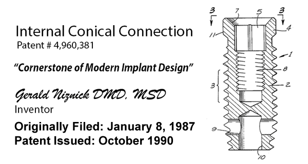 internal conical connection patent
