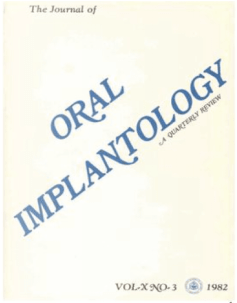 oral implantology article with dr. Niznick
